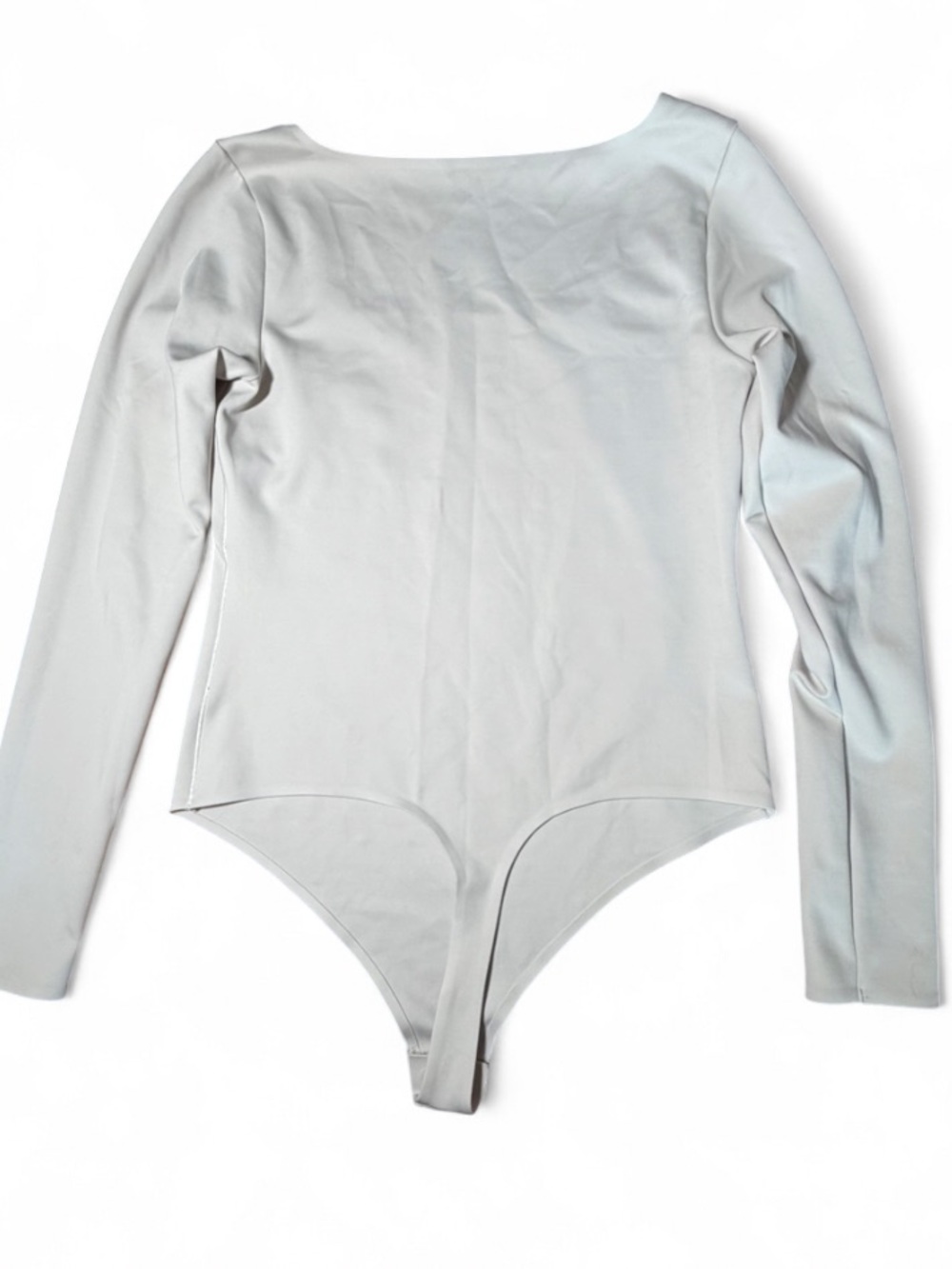 Nike Form Stealth Evaporation Long Sleeve Bodysuit Light Orewood Brown Ivory - Picture 5 of 9